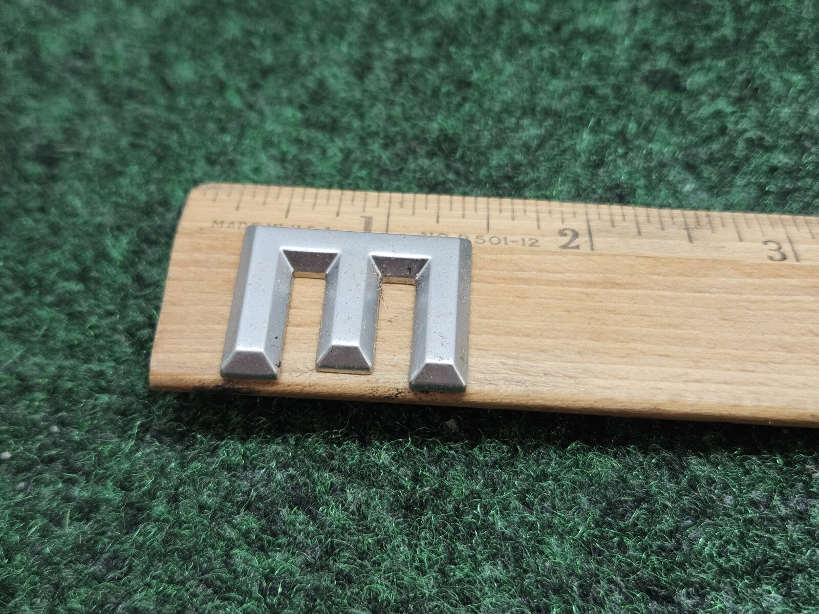 OEM Chrome "E" Hood Hatch E Individual Letter Emblem Badge Logo Nameplate 2S6