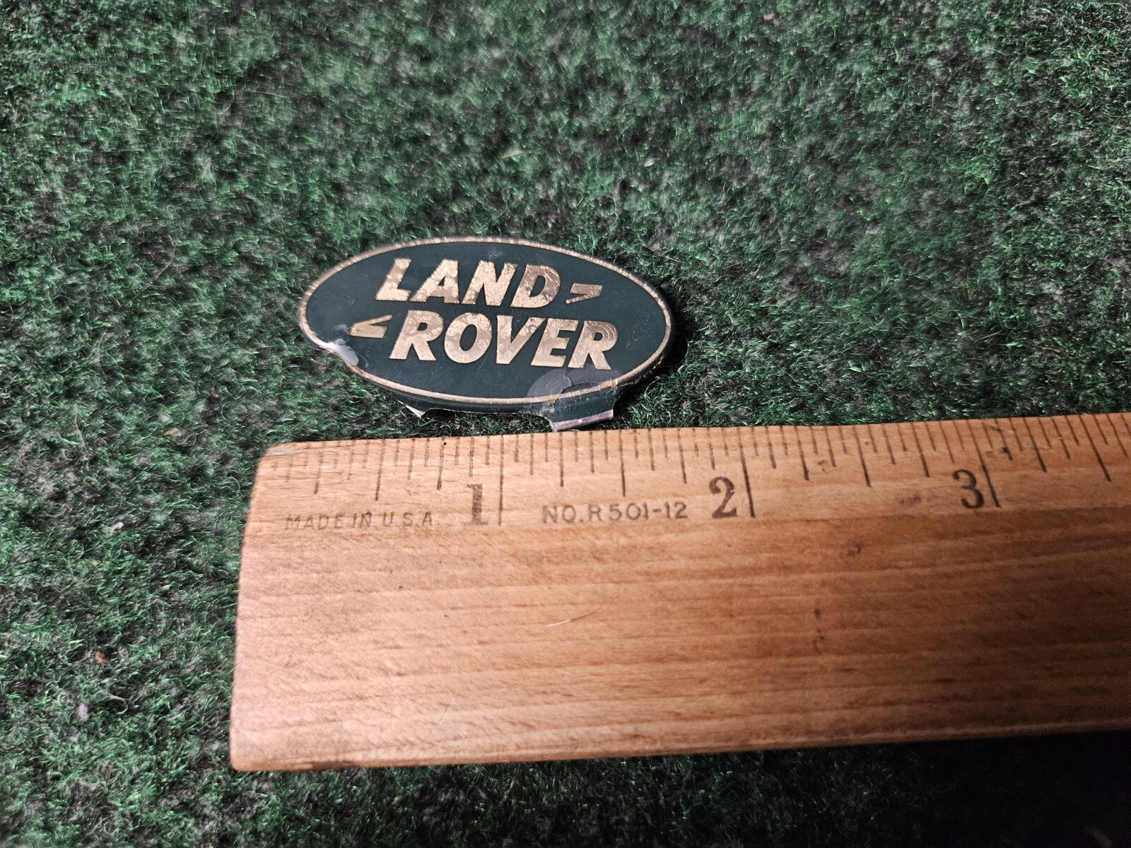 LAND ROVER OEM STEERING WHEEL EMBLEM Badge Logo 3M3