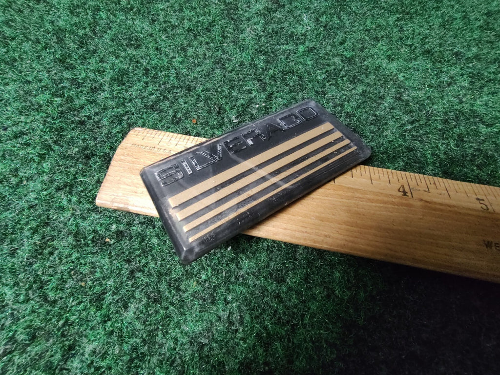 1990s SILVERADO Plastic Roof Panel Emblem OEM NAME PLATE 4S5