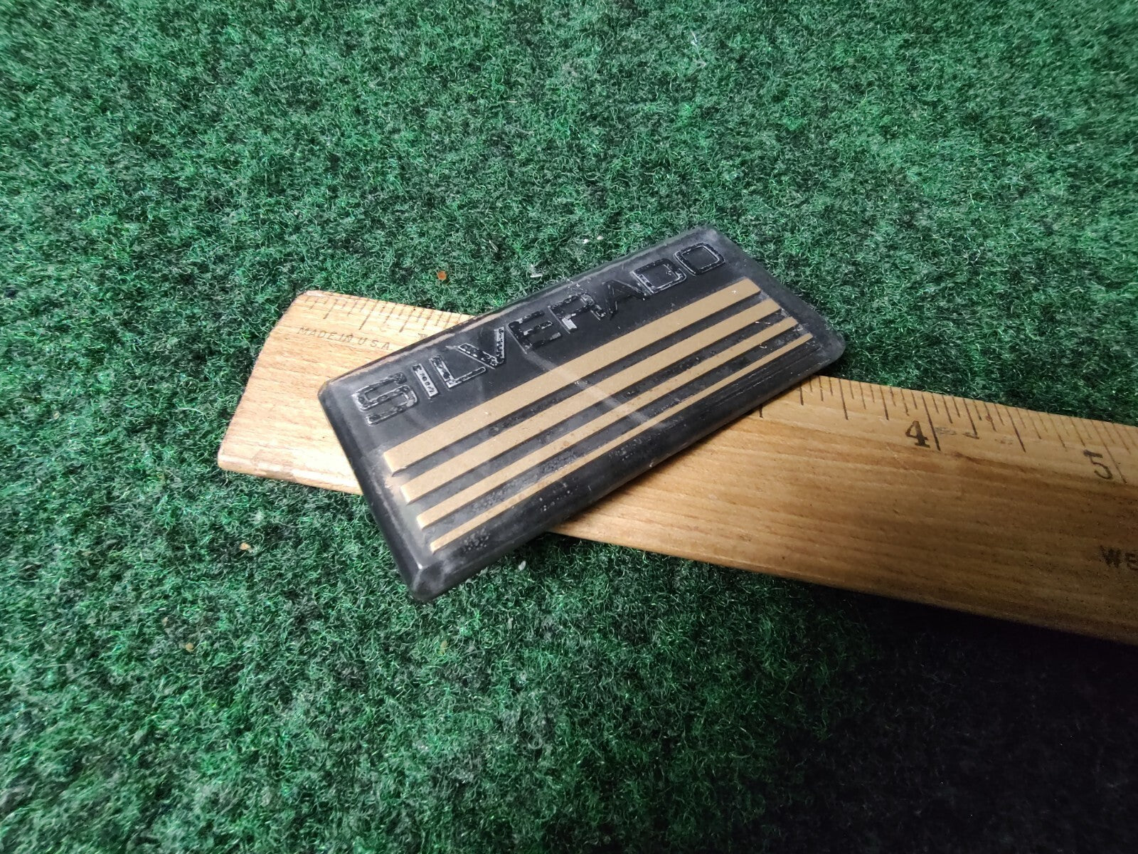 1990s SILVERADO Plastic Roof Panel Emblem OEM NAME PLATE 4S5