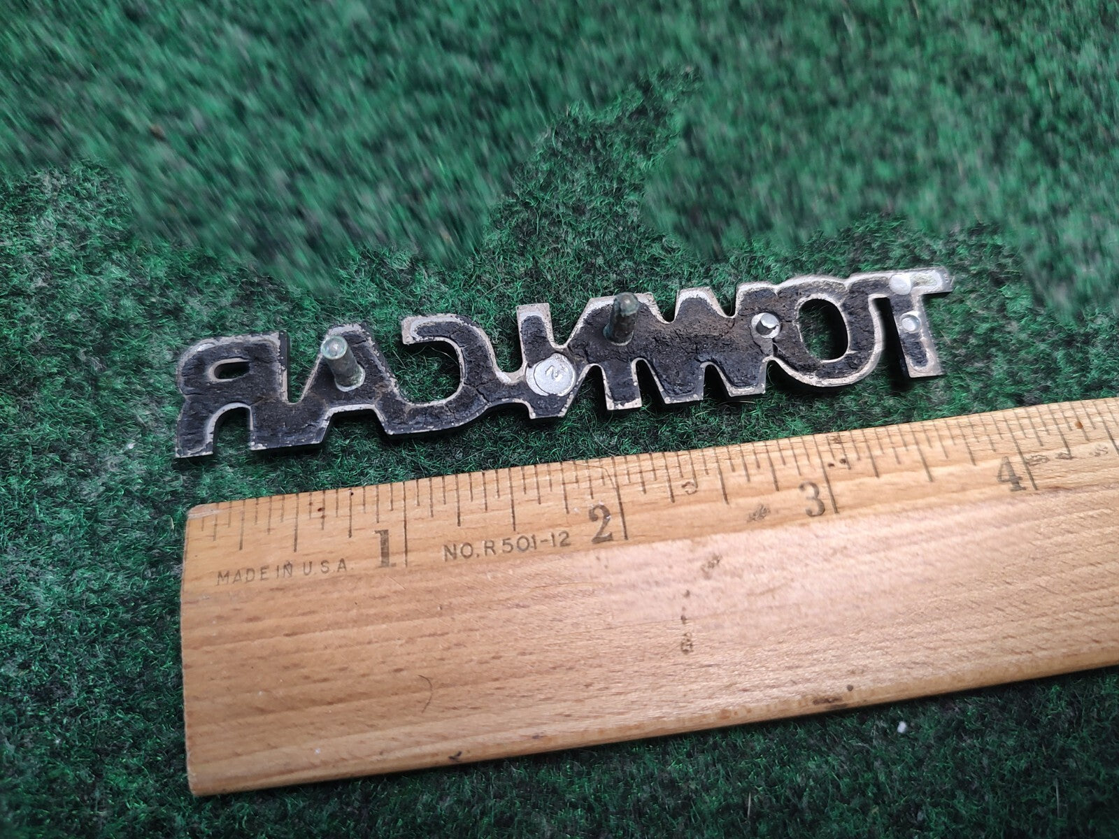 Lincoln OEM Town Car Chrome Plastic  Emblem Badge Logo Nameplate Name Plate 4S4
