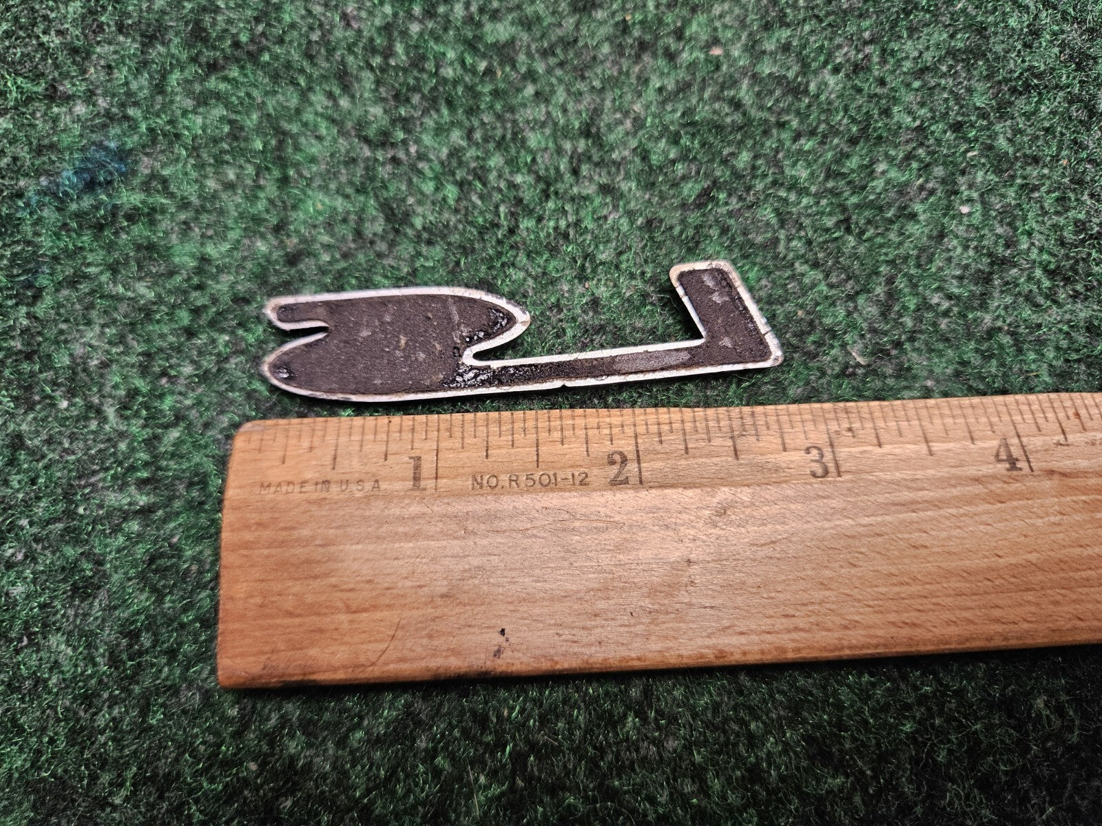 1997-2003 Chevrolet Malibu "LS" Plastic Silver Emblem - USED -  22638474 5M8