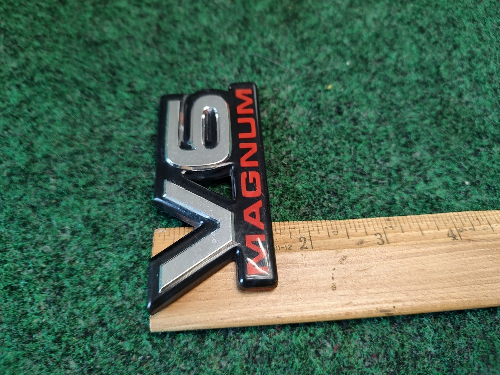 Dodge V6 Magnum Badge Emblem Name Plate Logo OEM 4S1