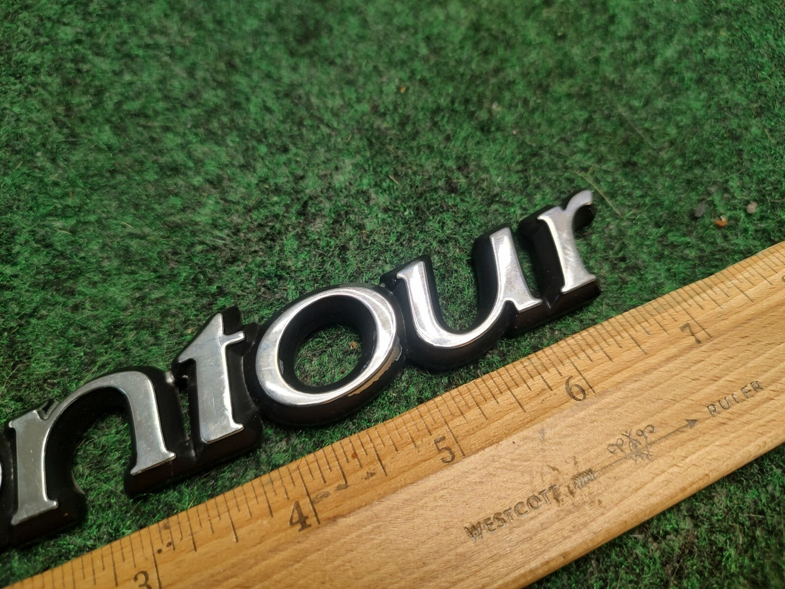 95 96 97 98 99 00 FORD CONTOUR REAR CHROME EMBLEM LOGO BADGE SYMBOL 2S5