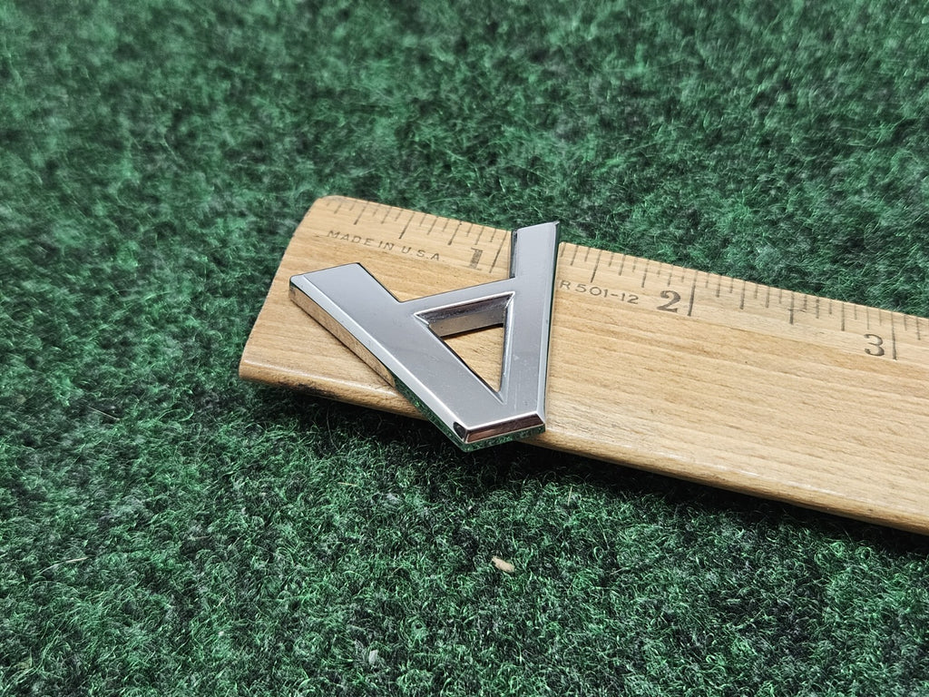 OEM "A" 3D Chrome Individual Letter A Lettering Emblem Badge Logo Nameplate 2S2