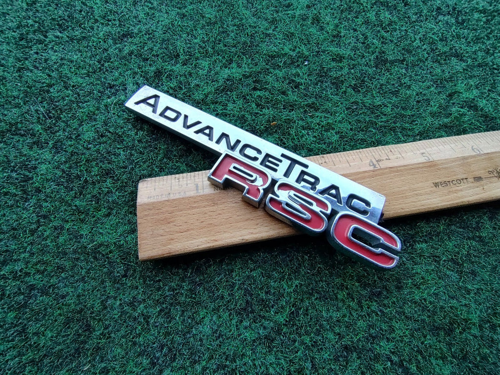 Ford Expedtion Explorer Rear Chrome ADVANCE TRAC RSC NAMEPLATE Emblem 5S3