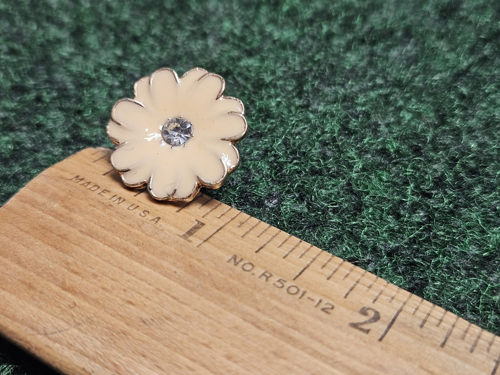 Flower Anchor Top Piercing Jewelry Lapel Pin Brooch