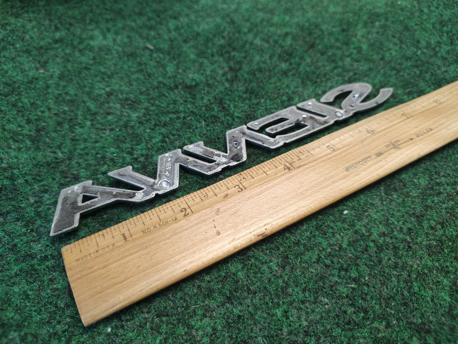 07 08 09 10 TOYOTA SIENNA  REAR LID GATE CHROME EMBLEM LOGO BADGE SIGN OEM 3S8
