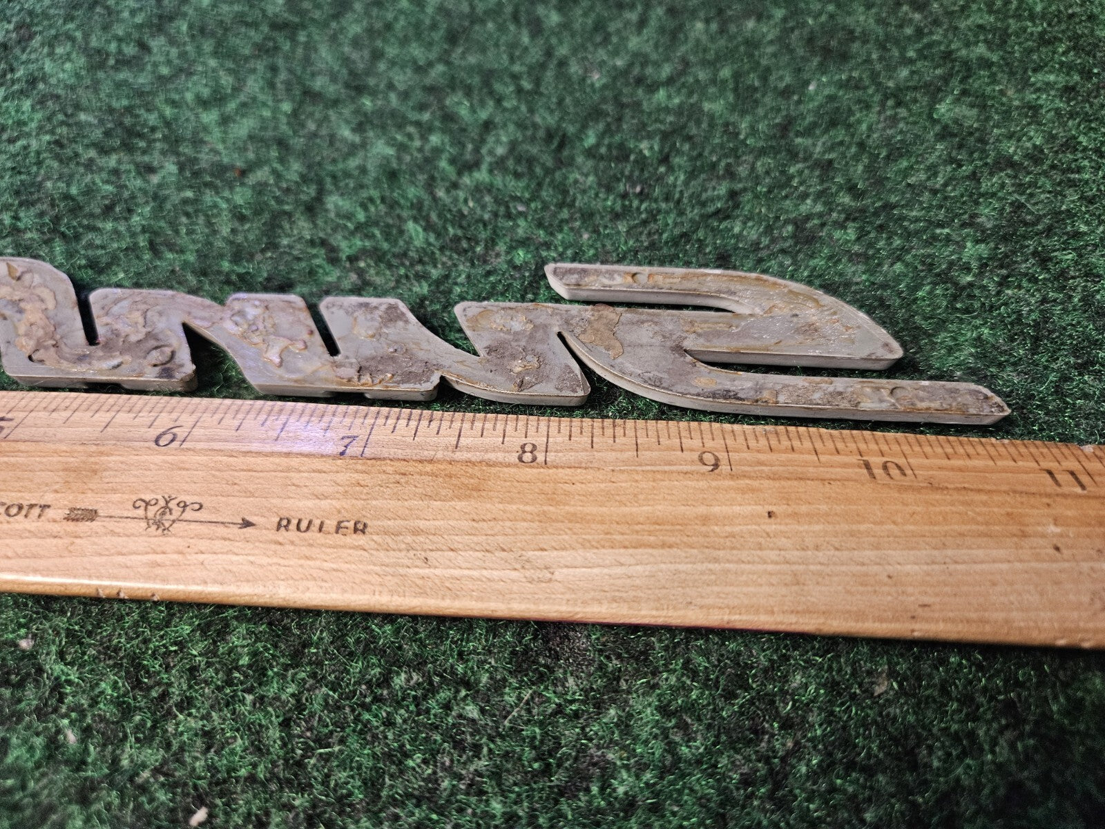 1998-2004 Pontiac Sunfire Emblem Badge Logo Nameplate Name Plate White 4M9