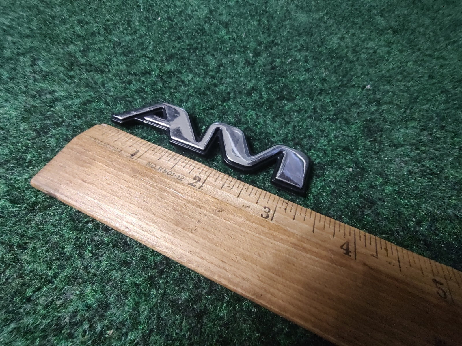 1997 - 2003 Pontiac Grand "AM" AM Door Name Plate Chrome NAMEPLATE OEM VNTG 4L4