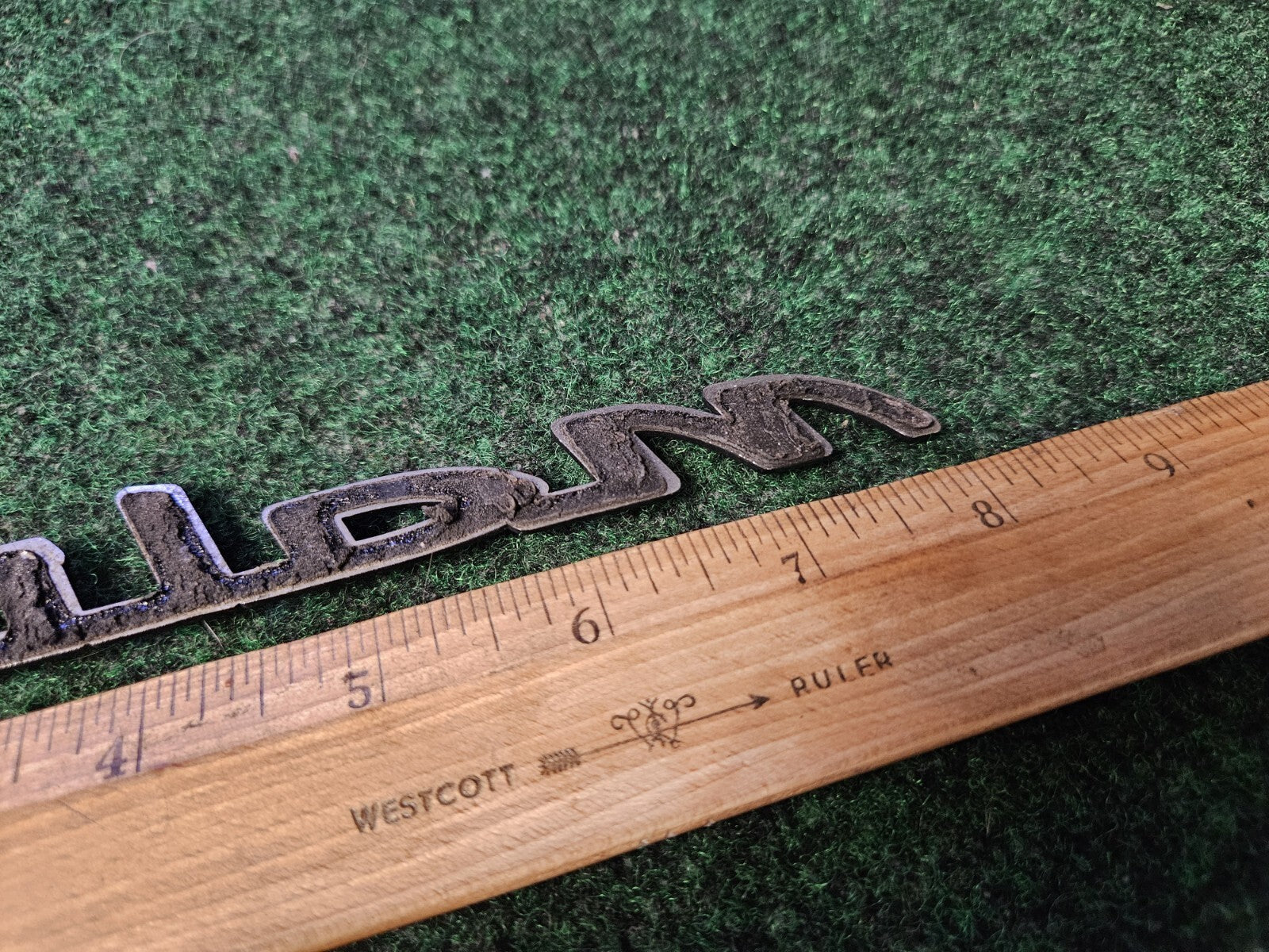 1997-2003 Chevy Malibu Chrome Rear Emblem Badge Logo Nameplate Name Plate 4M6