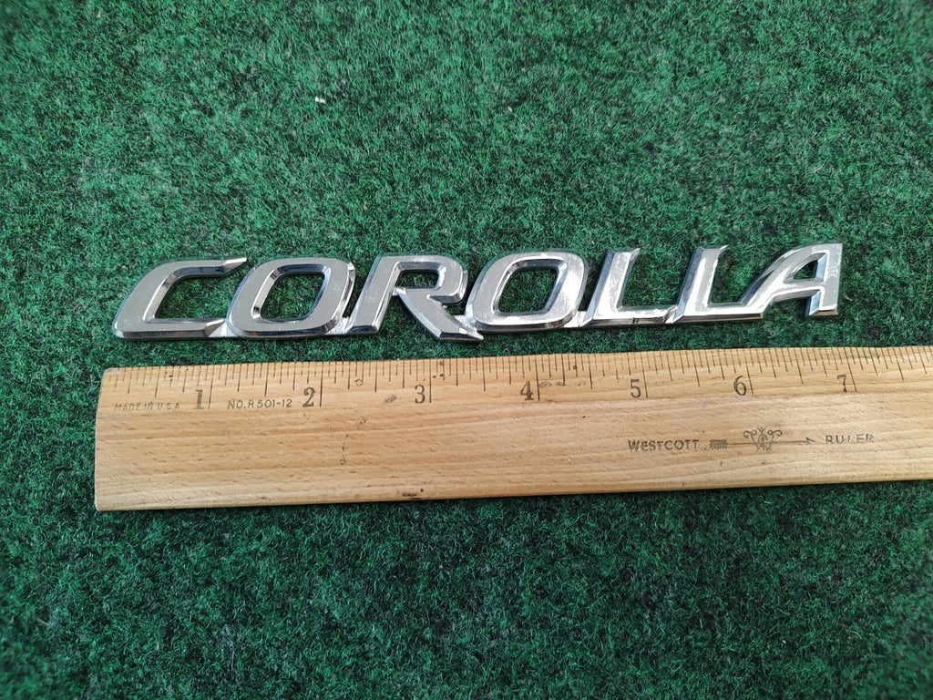 2003 2006 2007 2008 Toyota Corolla Rear Trunk Nameplate Emblem 75442-02070 4S7
