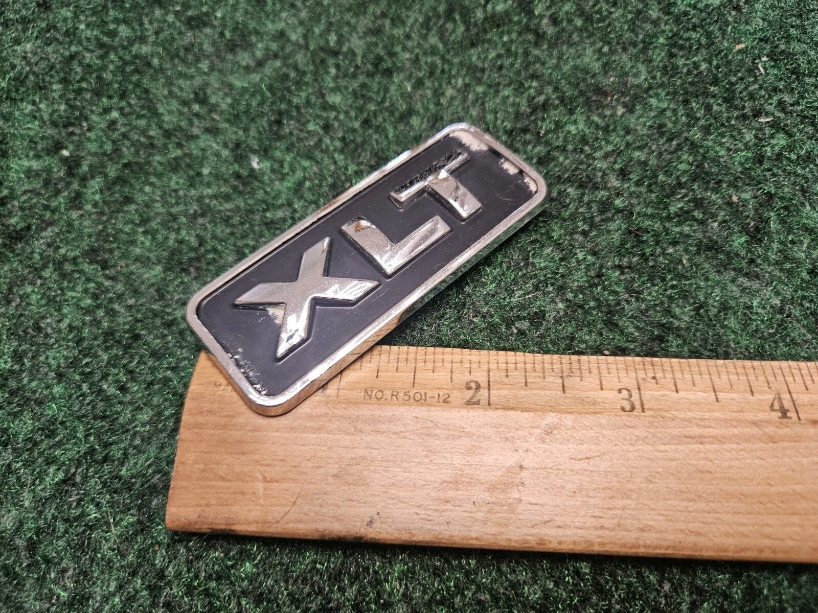 Ford Rear Chrome XLT NAMEPLATE Emblem Name Plate OEM 7L8Z-7842528-B 5M3