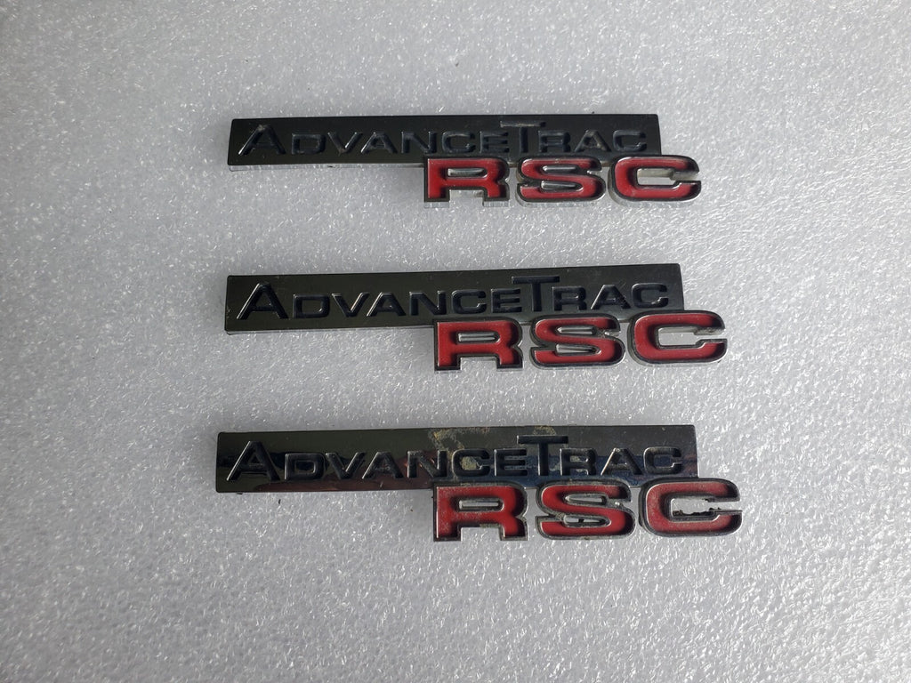 (3) Ford Expedtion Explorer Rear Chrome ADVANCE TRAC RSC NAMEPLATE Emblem 2L3