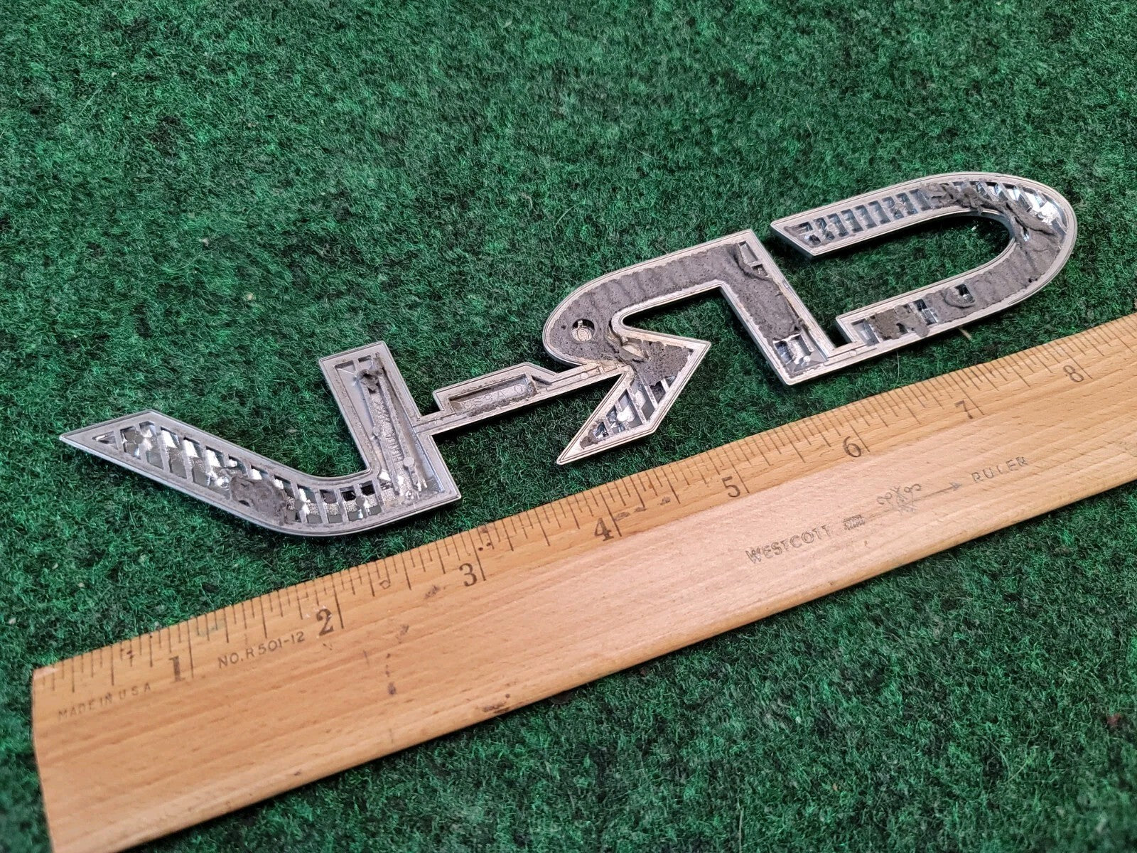 2002-2006 Honda CR-V CRV Emblem Logo Letters Badge Trunk Gate Rear Chrome 2M4