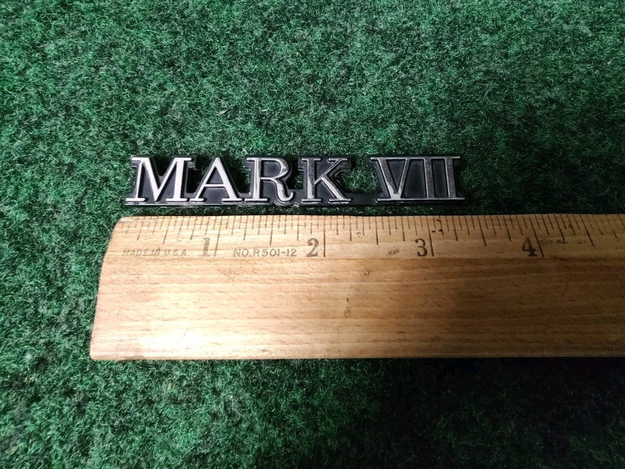 1990 Lincoln Mark VII Front Fender Trunk  Emblem OEM 5S4