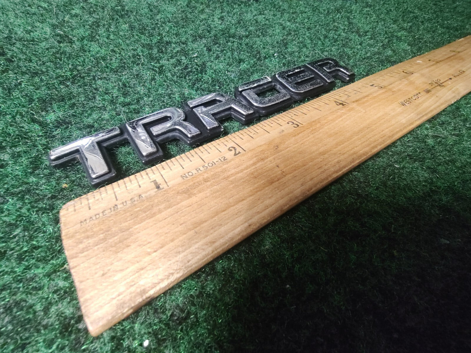 Mercury OEM 1991-1996 Tracer Rear Trunk Emblem Badge Logo Nameplate Insignia 4L4