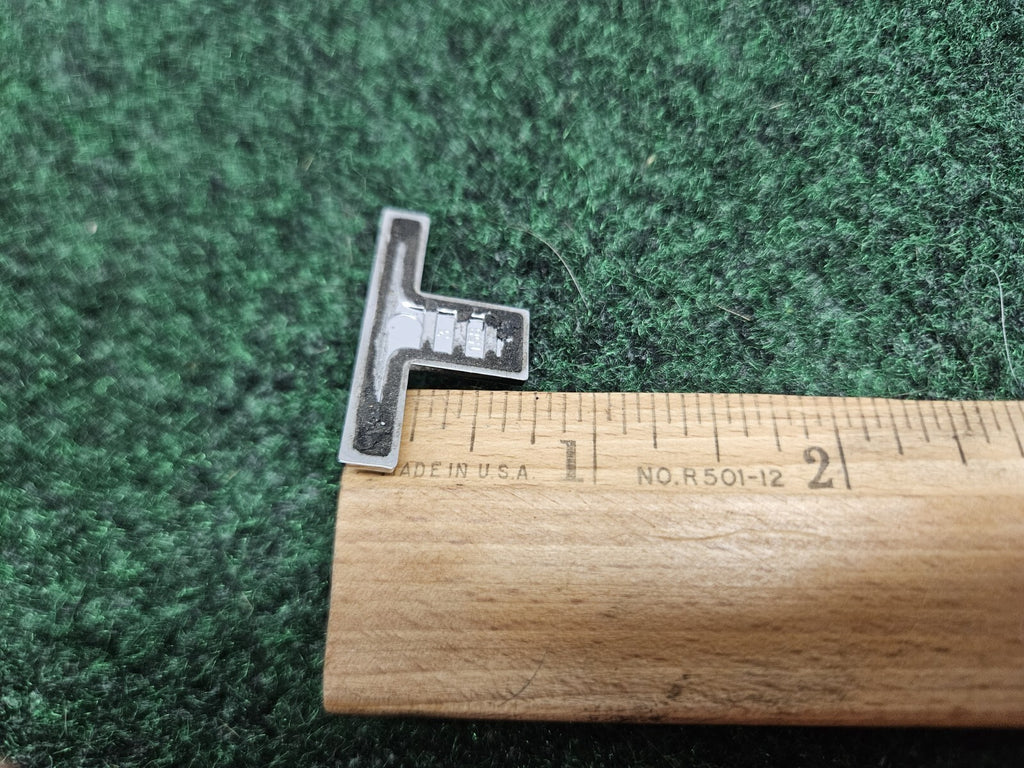 OEM "T" Chrome Individual Letter Lettering Emblem Badge Logo Nameplate 3D 7S7