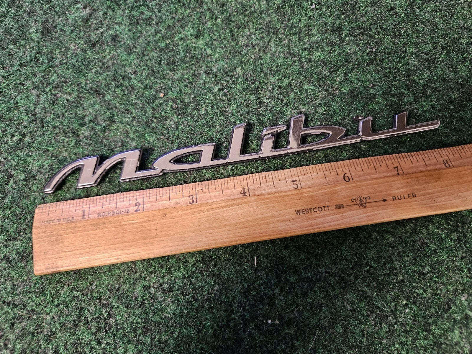 1997-2003 Chevy Malibu Chrome Rear Emblem Badge Logo Nameplate Name Plate 5L9