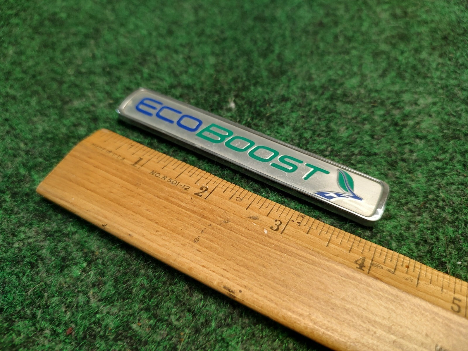 Ford Fusion "Ecoboost" Emblem OEM Name Plate DS73-42528-AB 4S4