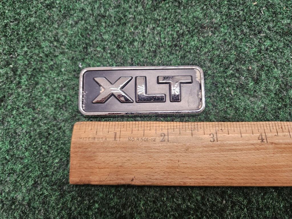 Ford Rear Chrome XLT NAMEPLATE Emblem Name Plate OEM 7L8Z-7842528-B 5M3
