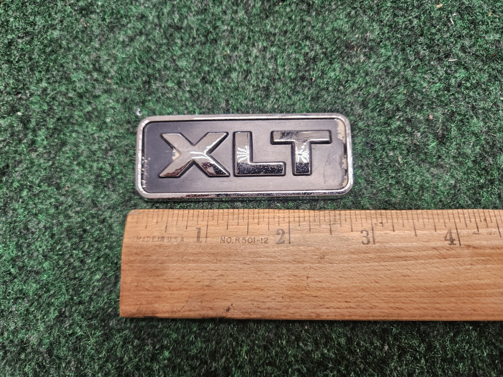Ford Rear Chrome XLT NAMEPLATE Emblem Name Plate OEM 7L8Z-7842528-B 5M3