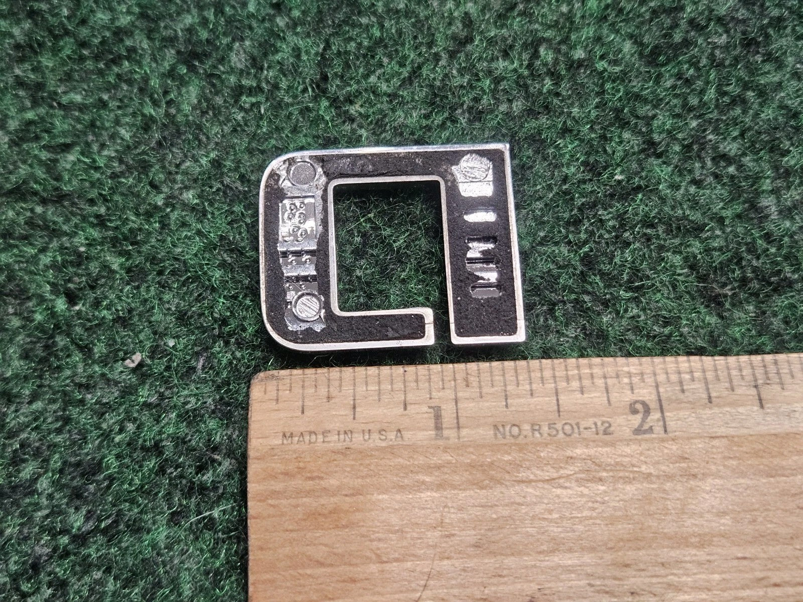 OEM "D" Chrome Individual Letter Lettering Emblem Badge Logo 3D  Nameplate 7S6