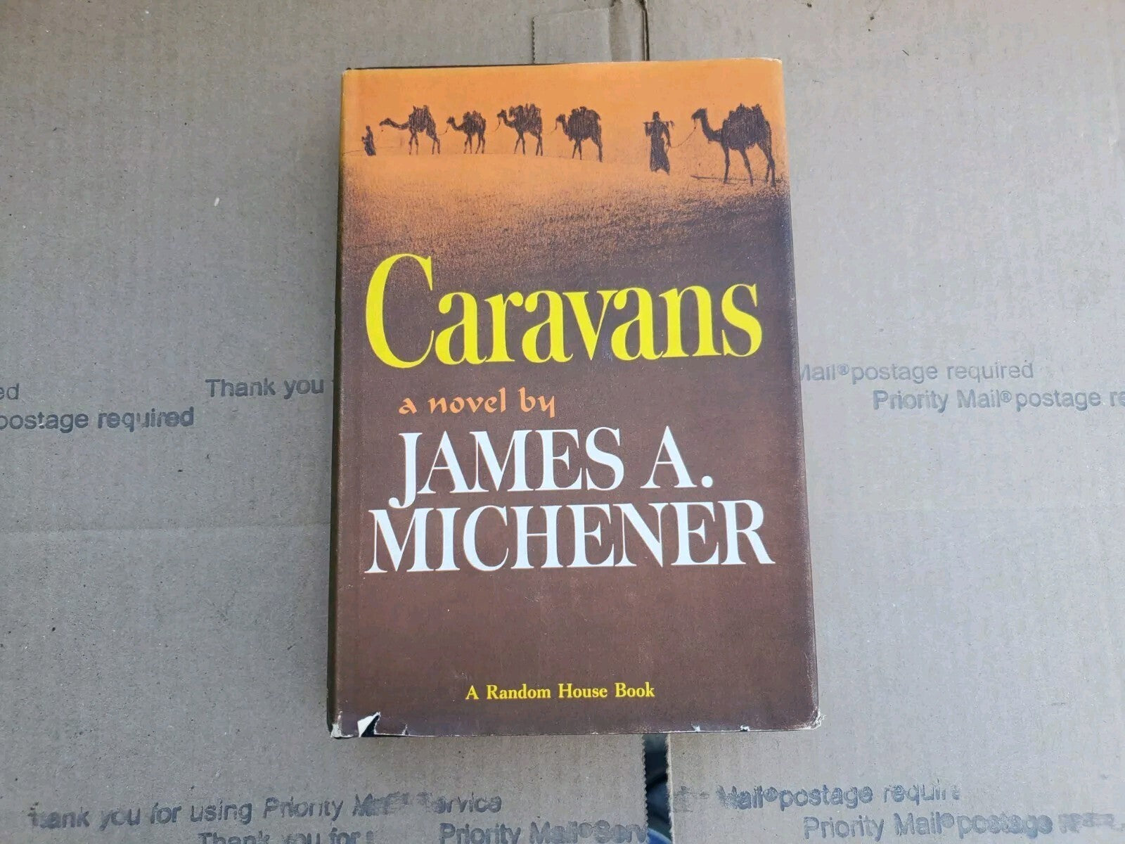 Caravans A Novel by James A. Michener Copyright 1963 First Printing Hardcover B8