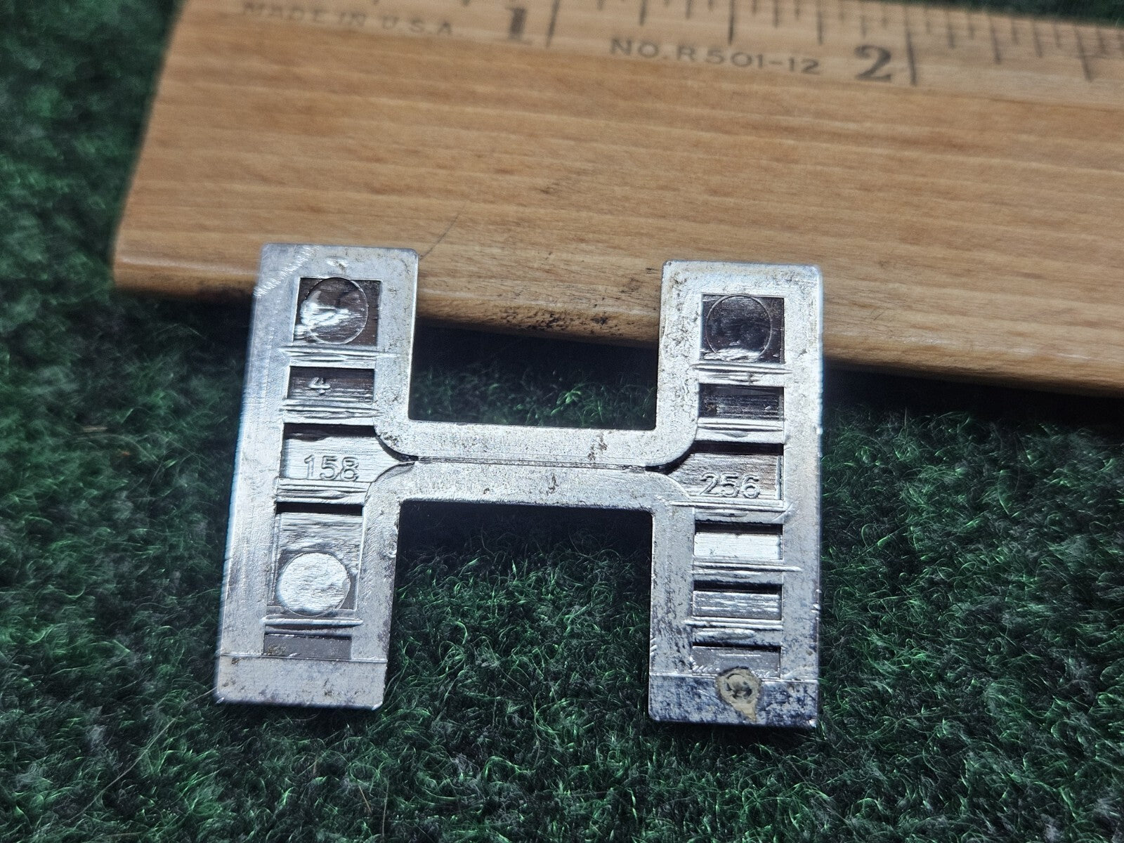OEM "H" Chrome Individual Letter Lettering Emblem Badge Logo 3D Nameplate 7S7