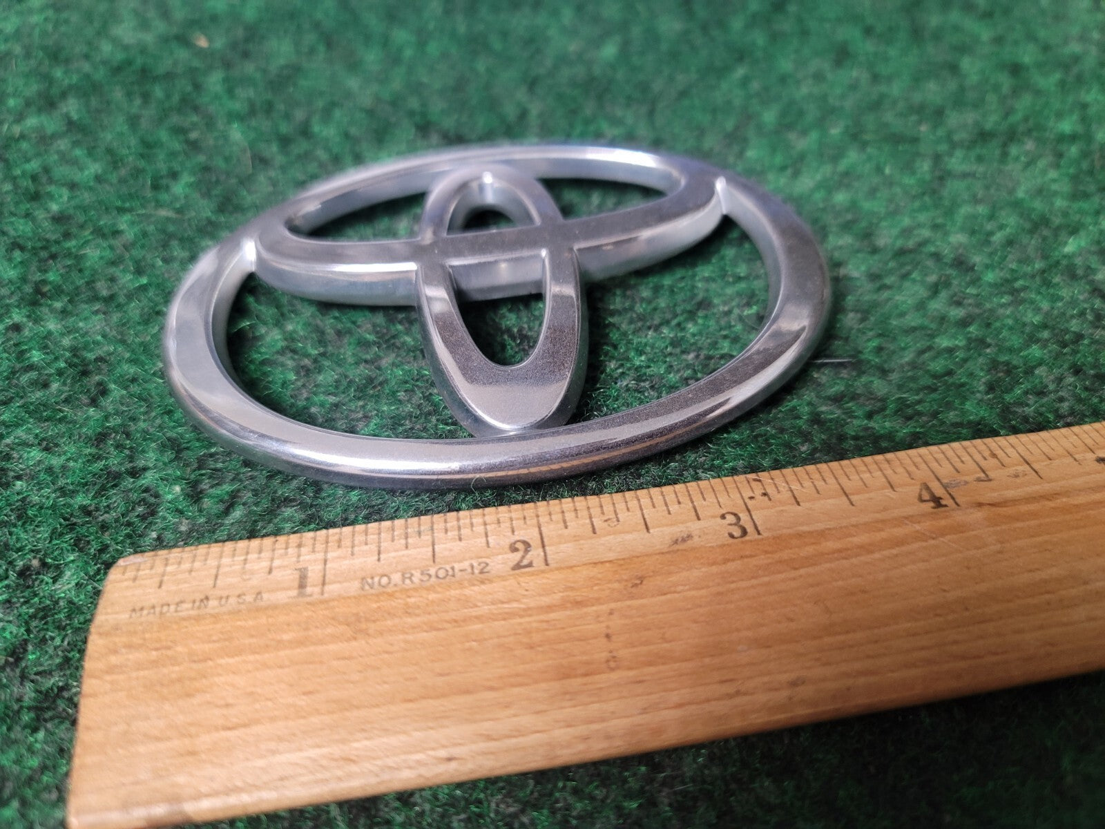 Toyota Chrome Emblem Logo Symbol Unknown Model 4" 6S9
