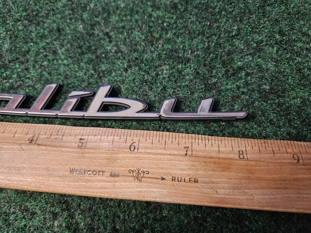 1997-2003 Chevy Malibu Chrome Rear Emblem Badge Logo Nameplate Name Plate 4M6