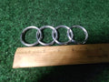 Audi Name Plate Nameplate Badge Emblem Logo Decal Circles 5.5" 5 1/2" 1S6