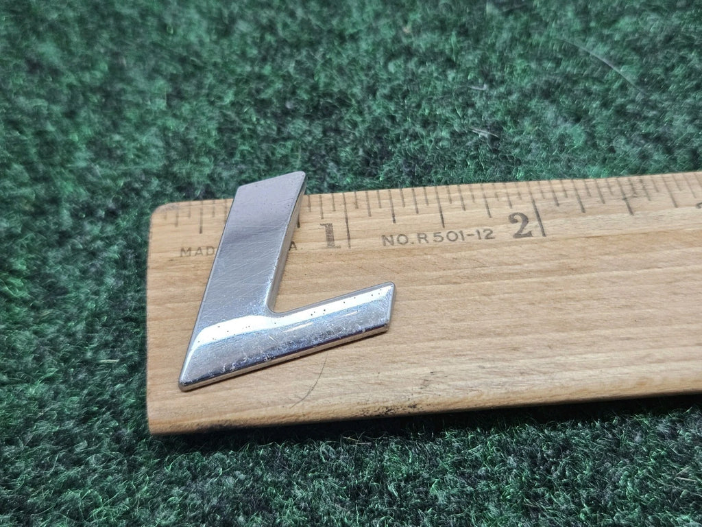 OEM "L" Chrome Individual Letter Lettering Emblem Badge Logo 3D Nameplate 7S7