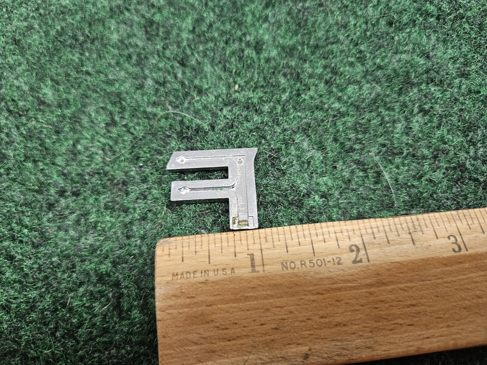 OEM "F" Chrome Individual Letter Lettering Emblem Badge Logo Nameplate 3D 7S7