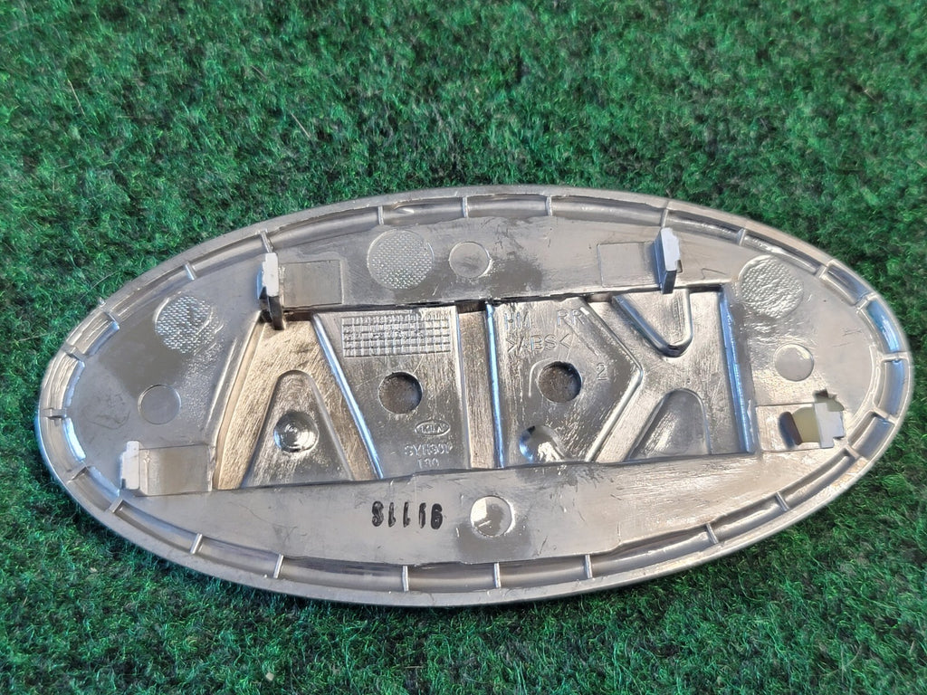 2016 Kia Sportage Front Grille Emblem Black Chrome SYH301-130 OEM 1M6