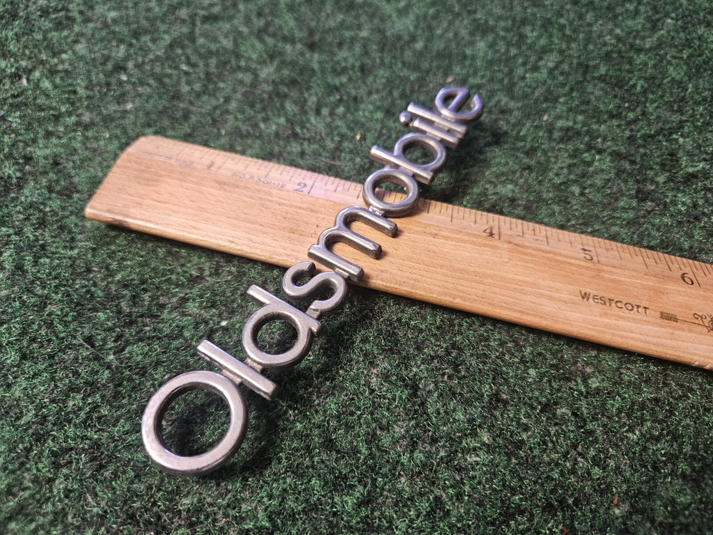 Oldsmobile Chrome Emblem Badge Logo Nameplate Name OEM Plate 5.25" 4M8