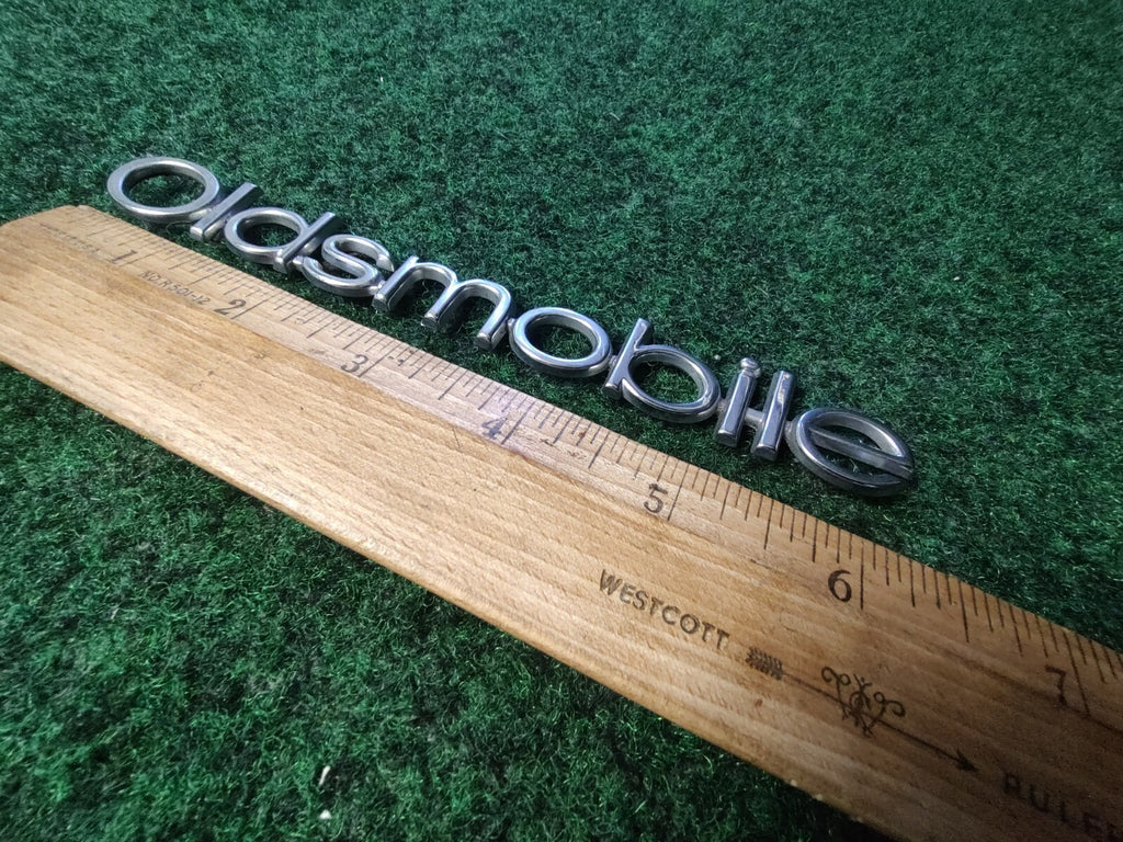 Oldsmobile OEM Chrome Emblem Badge Logo Nameplate Name Plate 1S1