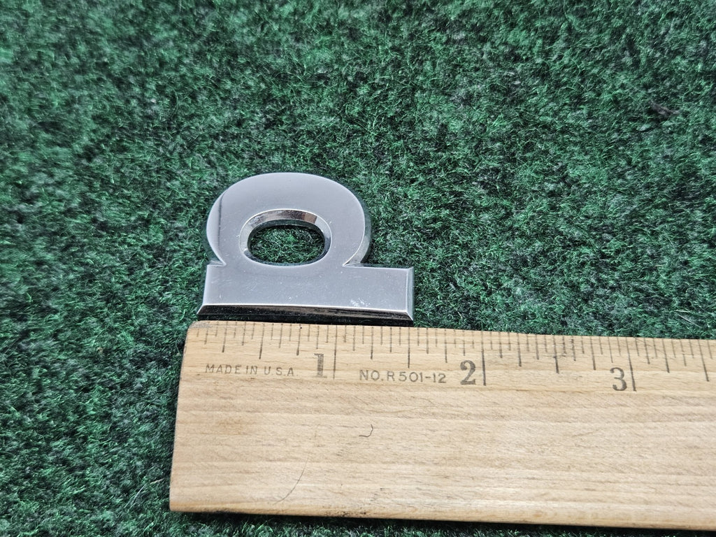 Jeep OEM "P" Chrome Hood Hatch Individual Letter Emblem Badge Logo Nameplate 2S2