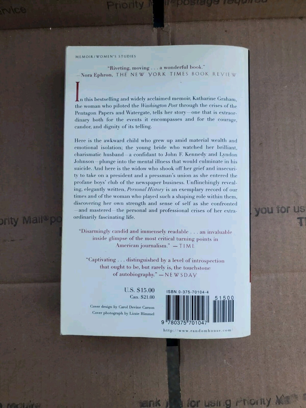 Personal History - Graham, Katharine - Paperback B3
