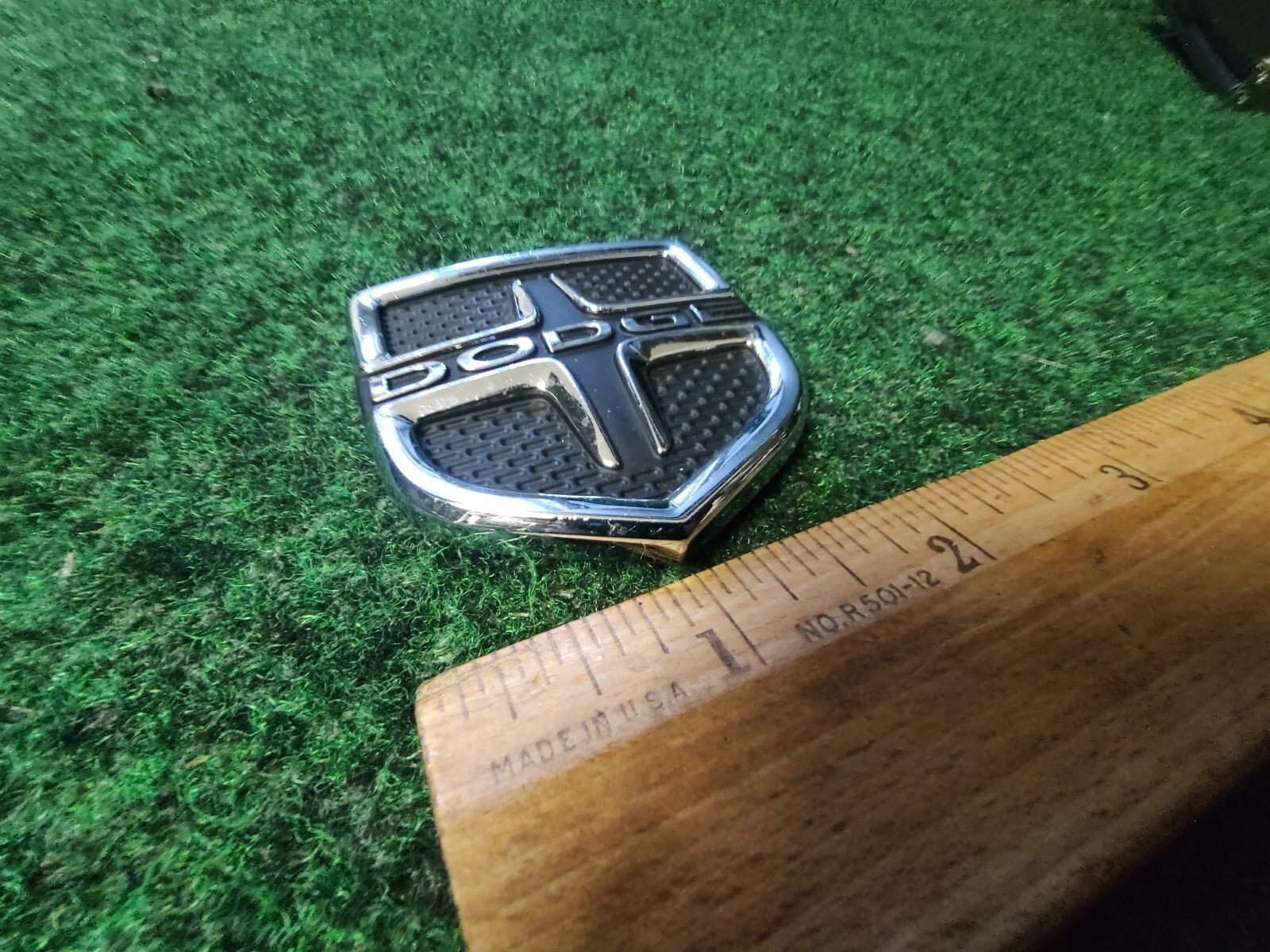 Dodge Grille Emblem Logo Badge OEM Name Plate Name 7S3