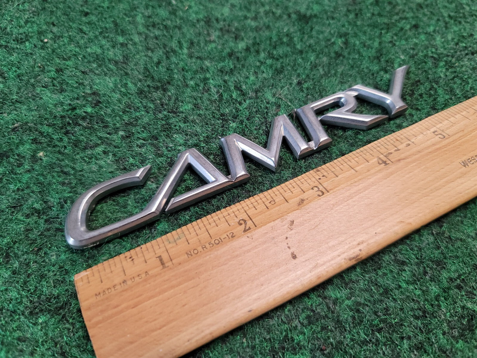 Toyota Camry Rear Trunk Lid Tailgate Letter Emblem Badge Sport Chrome OEM 2M4