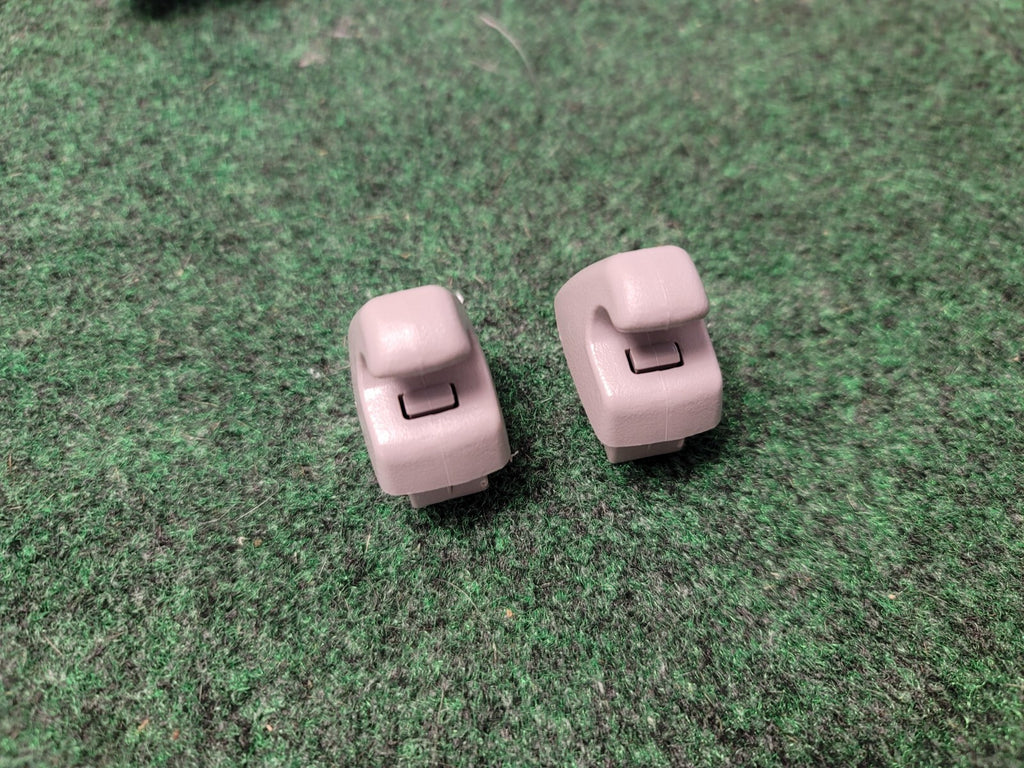 2015-2024 Chevrolet Camaro Sun Visor Clip set of 2 OEM 15824912 Gray