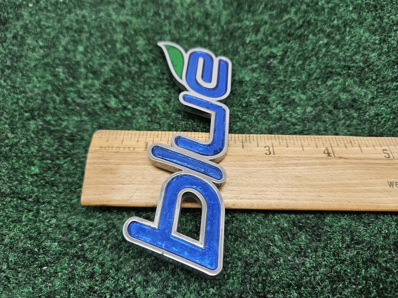 11 12 13 14 HYUNDAI SONATA HYBRID BLUE REAR LID EMBLEM LOGO BADGE SIGN OEM GL1