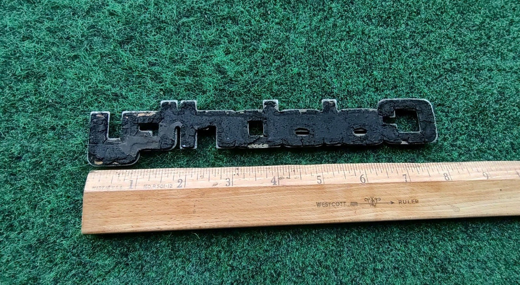 Chevy OEM Celebrity Chrome & Black 8" Emblem Badge Logo Nameplate Name Plate 5S3