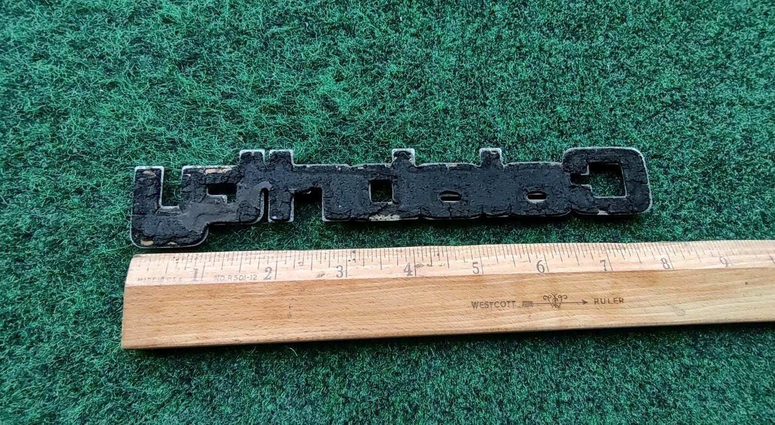 Chevy OEM Celebrity Chrome & Black 8" Emblem Badge Logo Nameplate Name Plate 5S3