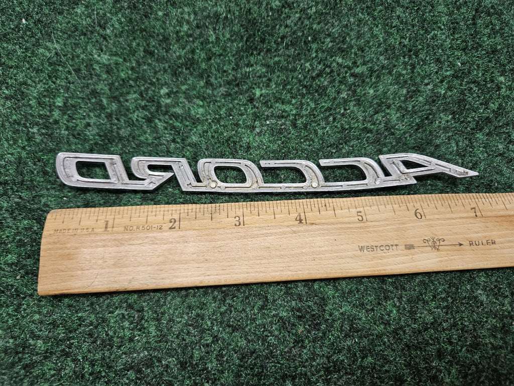 HONDA ACCORD REAR GATE EMBLEM BADGE SYMBOL NAMEPLATE NAME PLATE OEM GL3