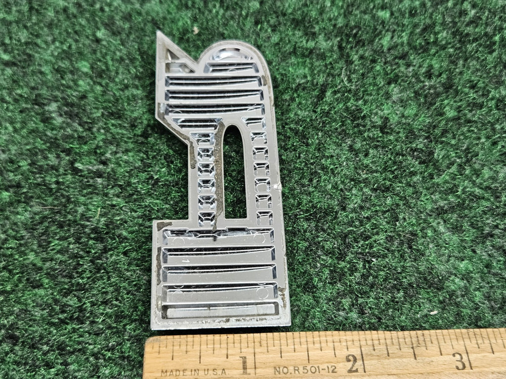 OEM "R" Chrome Individual Letter Lettering Emblem Badge Logo Nameplate 7S9