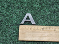 OEM "A" 3D Chrome Individual Letter A Lettering Emblem Badge Logo Nameplate 2S2
