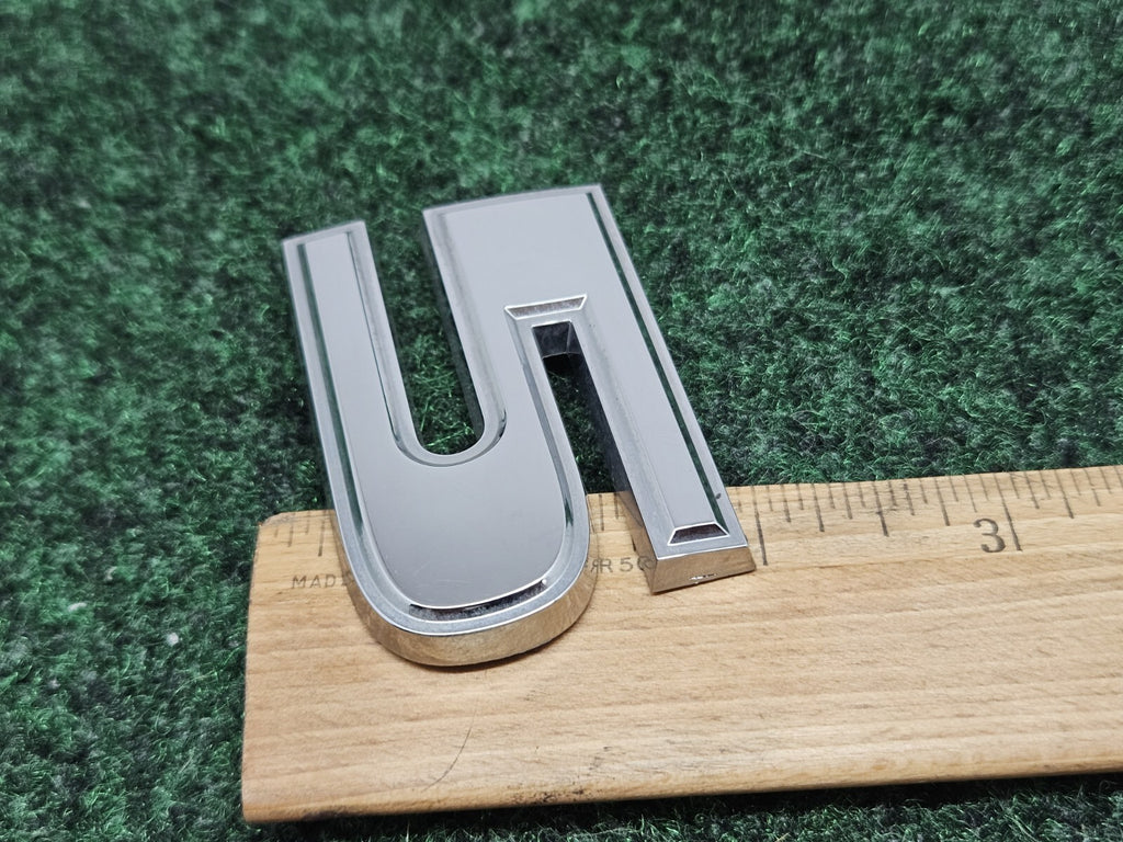 OEM 3D "5" Chrome Individual Number Lettering Emblem Badge Logo Nameplate 7S8
