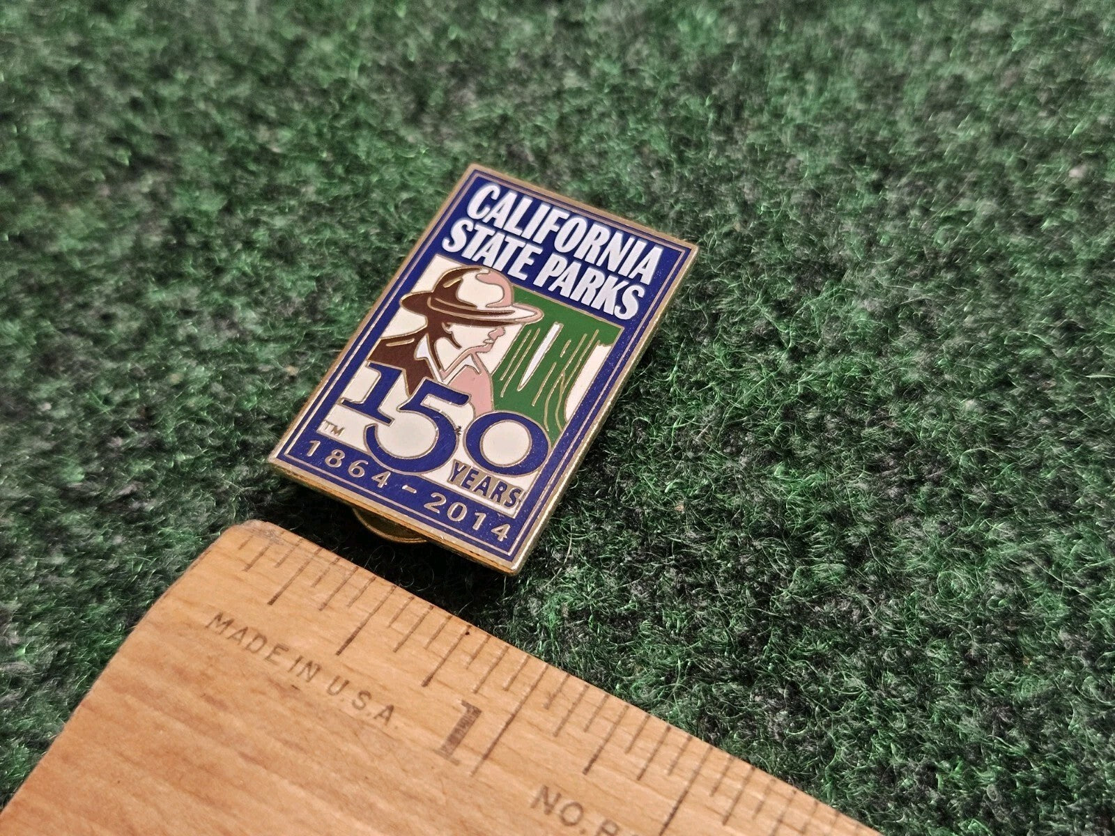 CALIFORNIA STATE PARKS 150 YEARS 1864-2014 TRAVEL Lapel PIN